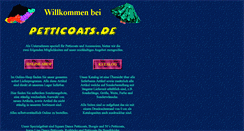 Desktop Screenshot of petticoats.de